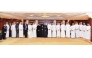 QIIB Chief Executive Officer Dr. Abdulbasit Ahmad Al-Shaibei with new group of employees.
