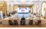 Industry leaders and global experts participating in the Al-Attiyah Foundation CEO Roundtable, yesterday.