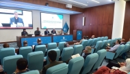 Panellists during a discussion at the conference.