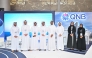 QNB officials pose for a group photo during the event.