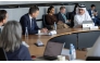 Canada’s Minister of Artificial Intelligence and Digital Innovation H E Evan Solomon; CEO of Qatar Foundation, Yousif Al-Naama; and others at the roundtable. 