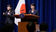 Japan's new Prime Minister Sanae Takaichi speaks during a press conference at the prime minister's office in Tokyo, Japan, Oct. 21, 2025. (Eugene Hoshiko/AP/Pool via Xinhua)
