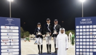 Deputy Director of the Championship Saeed Hamad Al Rashdi presented trophies to the Silver Round podium winners.
