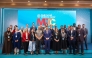 Dr. Javaid Sheikh and Dr. Thurayya Arayssi of WCM-Q with other expert speakers who gave presentations at the Medical Education Technology Conference.
