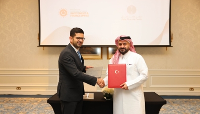 QFC CEO, Yousuf Mohamed Al-Jaida and President of IFOTP Ahmet Burak Dağlıoğlu.