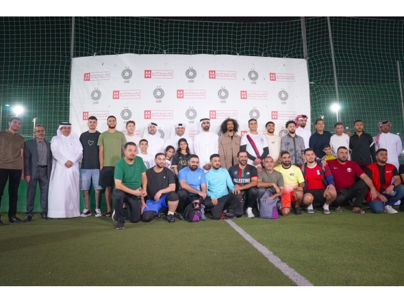 Officials and players at the Peace Tournament.