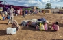 Sudanese people fleeing the Jazirah district arrive at a camp for the displaced in the eastern city of Gedaref on October 31, 2024. (Photo by AFP)
