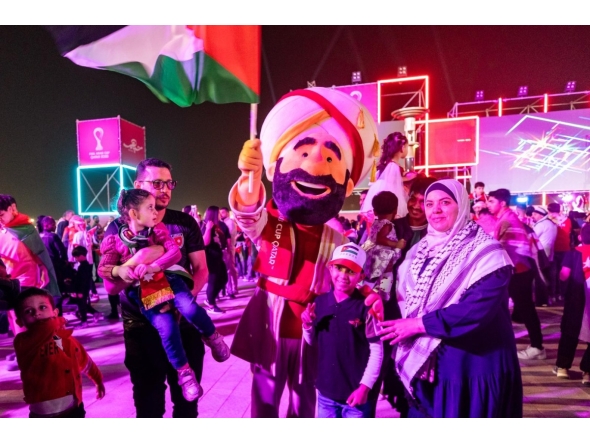 Fans celebrate football, culture and community at the FIFA Arab Cup Qatar 2025 Fan Zones.