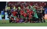 Morocco players and officials celebrate after reaching the FIFA Arab Cup final. PICTURE: Mohammed FaraG/The Peninsula
