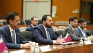 Minister of State at the Ministry of Foreign Affairs H E Dr. Mohammed bin Abdulaziz Al Khulaifi leading Qatar's delegation at the session. 