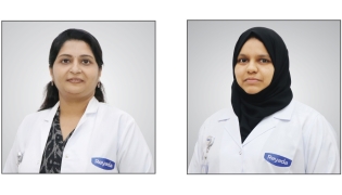 Dr. Manju Venugopal (left) and Dr. Rubeena