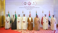 Qatari and GCC security officials during the meeting.