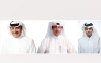 FROM LEFT: Chairman of Board of Directors at Vodafone Qatar Abdulla Nasser Al Misnad, Managing Director at Vodafone Qatar Rashid Fahad Al Naimi and Chief Executive Officer at Vodafone Qatar Sheikh Hamad Abdulla Al Thani.