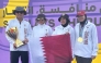 Team Qatar archers celebrate.