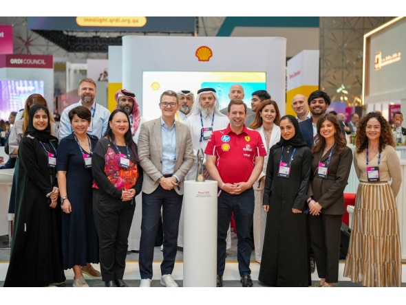 Shell officials attending the Web Summit Qatar 2026.