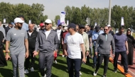 Minister of Transport H E Sheikh Mohammed bin Abdulla bin Mohammed Al Thani and several officials from the MoT and the transportation sector participated in the sporting events.