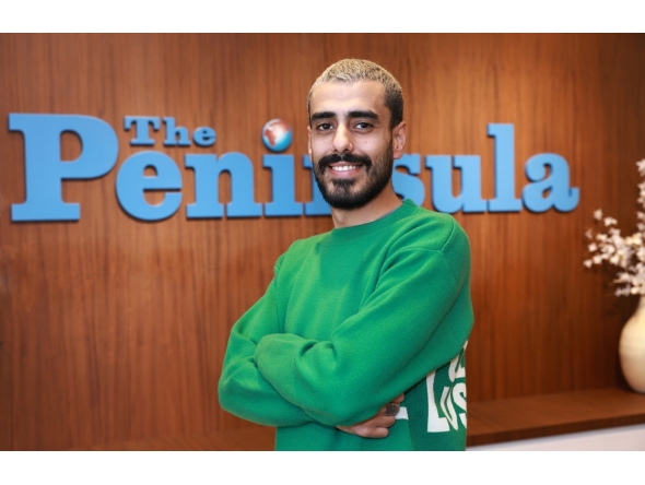 Abbas Alnabawi at The Peninsula office for an interview. Pic: Rajan Vadakkemuriyil / The Peninsula 
