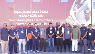 The camp received an overwhelming response with 121 KMCC members donating blood.