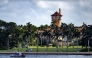 A view of the Mar-a-Lago Club in Palm Beach, Florida, on November 8, 2024, seen from across the water in West Palm Beach, Florida. Photo by Jim WATSON / AFP
