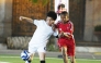 Action during the Al Thumama Ramadan Tournament on Saturday.