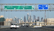 Vehicles drive along the highway leading to and from Kuwait City on March 2, 2026. Photo by YASSER AL-ZAYYAT / AFP