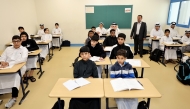 File photo of students in a public school in Qatar. 