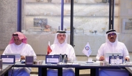 President of the Qatar General Electricity & Water Corporation (Kahramaa) Eng. Abdullah bin Ali Al Theyab chairing the meeting.