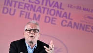 Cannes film festival General Delegate Thierry Fremaux speaks during a press conference to announce the official selection of the 79th edition of the Cannes Film Festival, at the Pathe Palace cinema in Paris on April 9, 2026. (Photo by Julien De Rosa / AFP)