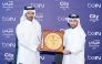 beIN’s Director of MENA HR Hamad Ibrahim Al-Shaikh and Vice-Chairman at Artan Holding Nasser Hassan Al-Naimi during the signing of the agreement.