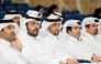 Minister of Justice and Minister of State for Cabinet Affairs H E Ibrahim bin Ali Al Mohannadi (centre) and other officials during the honouring ceremony.