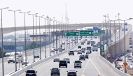 Vehicles drive along a highway in Kuwait City on April 22, 2026, amid a regional ceasefire. Photo by YASSER AL-ZAYYAT / AFP