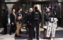 FBI agents are seen in the lobby of the Washington Hilton after shots were fired during the White House Correspondents' Dinner in Washington, DC, on April 25, 2026. (Photo by Alex Wroblewski / AFP)
 