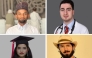 Clockwise from top left: Usama Aliyu, Kareem Fanous, Ameer Shamyl Ahmed and Aya Abdelhamid
