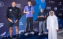 Director of Communications and Public Relations at Aspire Zone Foundation Hamad Yousef Al Obaidly with some of the winners during the awards ceremony. 