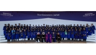The Class of 2026 at Northwestern University in Qatar’s 15th annual graduation ceremony, held at Raffles Doha yesterday. 