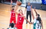 Al Arabi's Elmedin Kikanovic attempts to score.