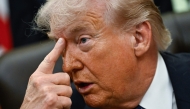 US President Donald Trump gestures as he speaks in the Oval Office of the White House in Washington, DC on May 5, 2026. (Photo by Kent Nishimura / AFP)