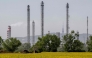 Picture taken on May 5, 2026 shows a general view of Slovakia's largest mineral oil refinery Slovnaft in Bratislava, Slovakia. (Photo by Joe Klamar / AFP)
