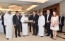 QBA Chairman Sheikh Faisal bin Qassim Al Thani, Chairman of the Turkish – Qatari Business Council, Abdullah Altunkum, Ambassador of the Republic of Turkey to Qatar H E Dr. Mustafa Goksu with other officials during the meeting.
