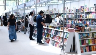 Visitors at Doha International Book Fair. Pic: Hana Ramadan / The Peninsula 