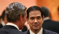 US Secretary of State Marco Rubio arrives ahead of a state banquet for US President Donald Trump and China's President Xi Jinping on May 14, 2026. (Photo by Brendan Smialowski / AFP)