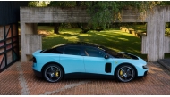 This handout picture released by Italian auto maker Ferrari on May 25, 2026 shows a the new fully electric Ferrari car called 'Luce', Italian for 