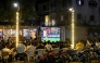 Egyptian football fans watch their national team's 2026 World Cup Group G football match against Belgium, at an outdoor cafe in the Sharabiya district of Cairo on June 15, 2026. (Photo by Khaled Desouki / various sources / AFP)