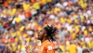Elye Wahi #12 of Cote d'Ivoire reacts missing a chance during the FIFA World Cup 2026 Group E match between Cote D'Ivoire and Ecuador at Philadelphia Stadium on June 14, 2026 in Philadelphia, Pennsylvania. Darrian Traynor/Getty Images/AFP