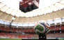  Detail of the adidas FIFA World Cup 2026 match ball before the FIFA World Cup 2026 Group B match between Canada and Qatar at BC Place Vancouver on June 18, 2026 in Vancouver, British Columbia.  (Photo by Fran Santiago / GETTY IMAGES NORTH AMERICA / Getty Images via AFP)
