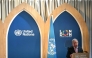 United Nations (UN) Secretary-General Antonio Guterres delivers a speech during the Climate Innovation Forum, at the Guildhall in central London, on June 23, 2026. (Photo by JUSTIN TALLIS / AFP)