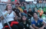 Football fans react at the FIFA Fan Fest during the 2026 FIFA World Cup football match between the Netherlands and Morocco at Parque Fundidora in Monterrey, Mexico, on June 29, 2026. (Photo by Julio Cesar Salazar / AFP)
 