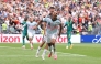 Youri Tielemans #8 of Belgium celebrates scoring his team's third goal from the penalty spot during the FIFA World Cup 2026 Round Of 32 match between Belgium and Senegal at Seattle Stadium on July 01, 2026 in Seattle, Washington. (Photo by ALEX GRIMM / GETTY IMAGES NORTH AMERICA / Getty Images via AFP)