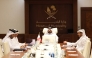 Undersecretary of the Ministry of Municipality H E Eng. Ali bin Mohammed Al Ali and other officials participating in the meeting.