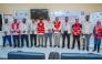 Representatives of QRCS and other organisations taking part in the project. 